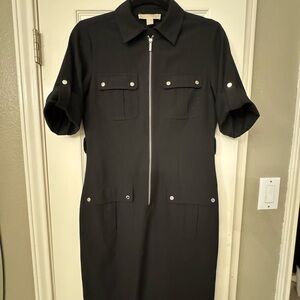 Michael Kors Black Long Sleeve Dress